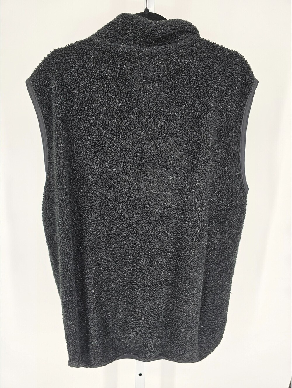 Get Fleeced Performance Womens Sz L Zip Up Sherpa Style Vest Black - Picture 4 of 4